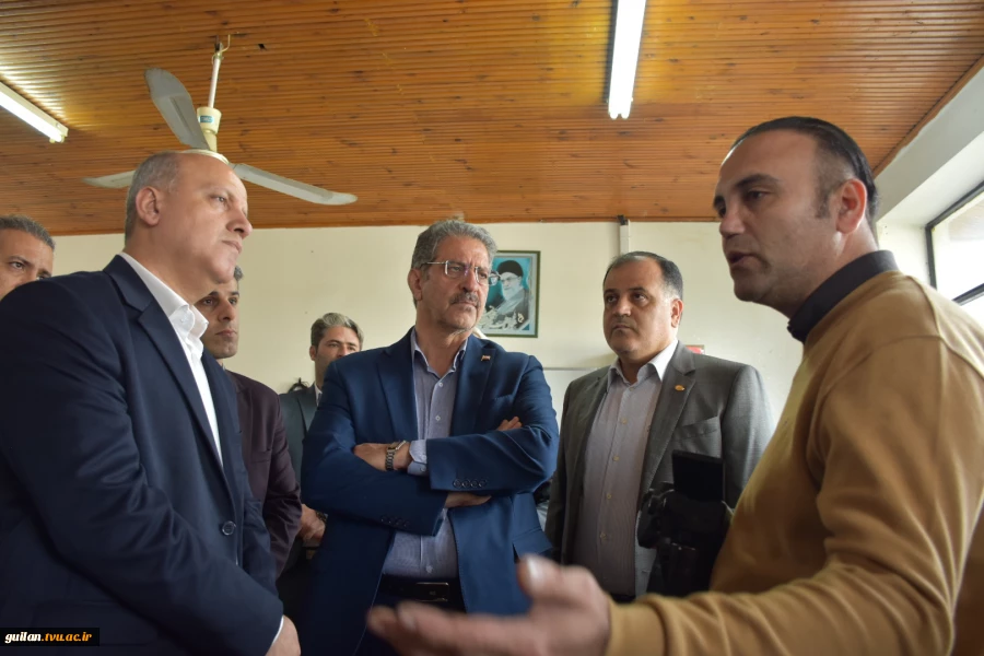 بازدید رئیس دانشگاه ملی مهارت از آموزشکده پسران آستانه اشرفیه 7