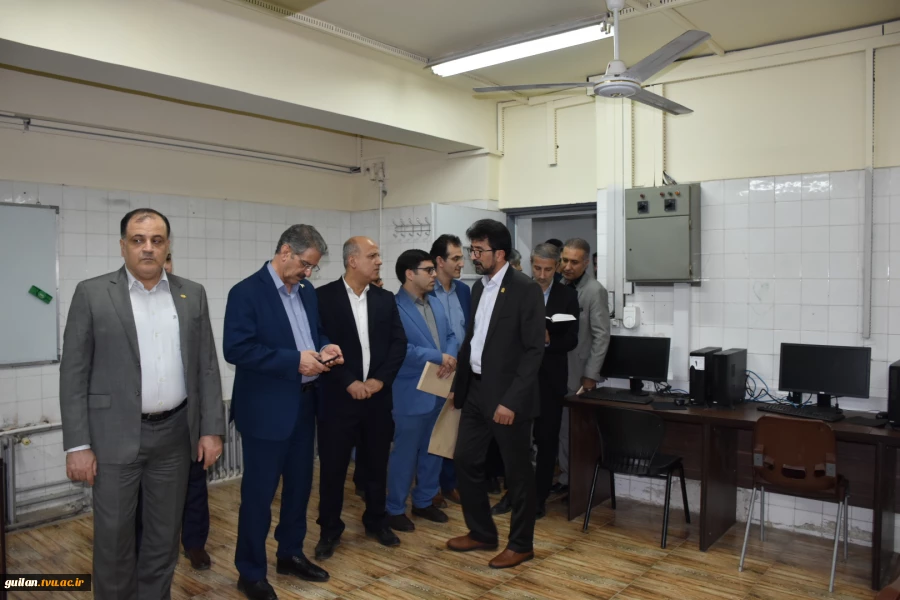 بازدید رئیس دانشگاه ملی مهارت از آموزشکده پسران لاهیجان 6