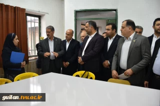 بازدید رئیس دانشگاه ملی مهارت از دانشکده صومعه سرا