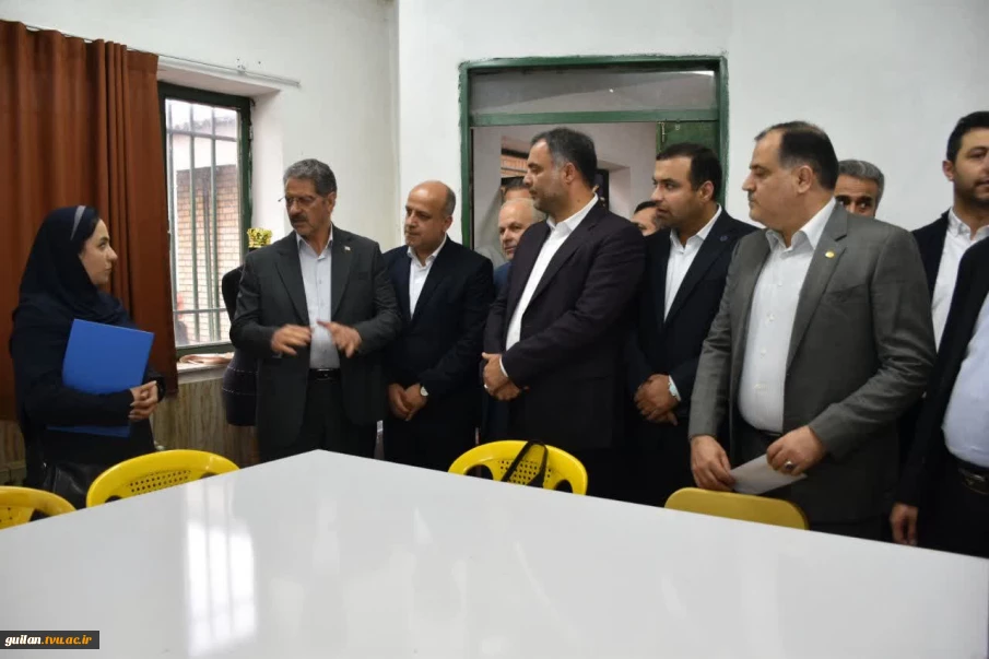 بازدید رئیس دانشگاه ملی مهارت از دانشکده صومعه سرا