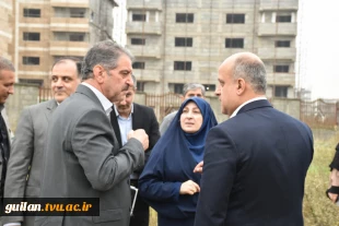 بازدید رئیس دانشگاه ملی مهارت از پروژه در حال ساخت آموزشکده ملی مهارت دختران رشت 2