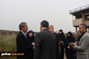 بازدید رئیس دانشگاه ملی مهارت از پروژه در حال ساخت آموزشکده ملی مهارت دختران رشت 3