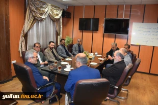 نشست هم اندیشی دکتر محمدرضا احمدی سنگری نماینده مردم شریف شهرستان رشت و خمام در مجلس شورای اسلامی با سرپرست دانشگاه ملی مهارت واحد استانی گیلان 9