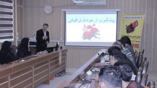 کارگاه آموزشی پیشگیری از حوادث ترافیکی و کمک های اولیه در تصادفات - آموزشکده ملی مهارت شهید رجایی لاهیجان 3