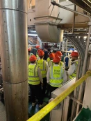 بازدید علمی دانشجویان کاردانی مکانیک موتورهای دریایی از لایروب هاپر ساکشن یاسین در مجتمع بندر انزلی به مناسبت هفته پژوهش و روز دانشجو
 2