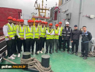 بازدید علمی دانشجویان کاردانی مکانیک موتورهای دریایی از لایروب هاپر ساکشن یاسین در مجتمع بندر انزلی به مناسبت هفته پژوهش و روز دانشجو
 5