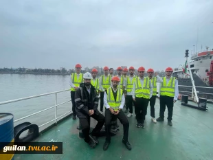 بازدید علمی دانشجویان کاردانی مکانیک موتورهای دریایی از لایروب هاپر ساکشن یاسین در مجتمع بندر انزلی به مناسبت هفته پژوهش و روز دانشجو
 7