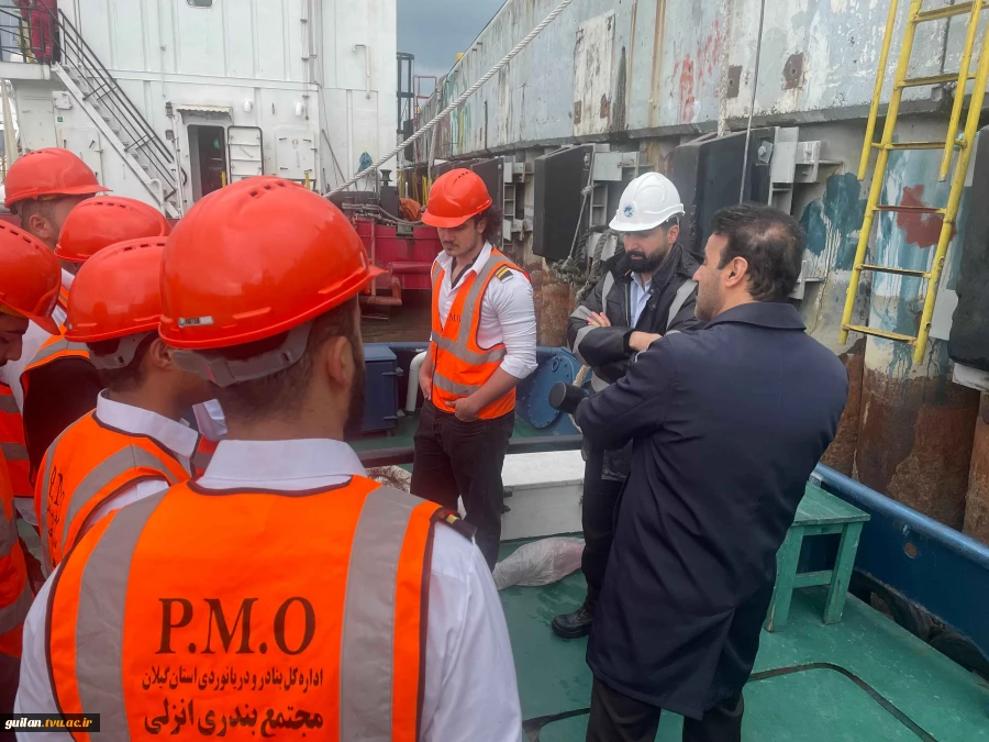 بازدید علمی دانشجویان ناوبری دانشکده ملی مهارت بندر انزلی از شناورهای یدک‌کش‌ بندر انزلی به مناسبت هفته پژوهش
 7