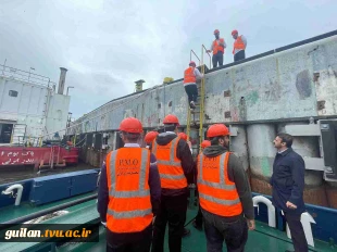 بازدید علمی دانشجویان ناوبری دانشکده ملی مهارت بندر انزلی از شناورهای یدک‌کش‌ بندر انزلی به مناسبت هفته پژوهش
 10