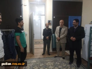 بازدید معاون فرهنگی و دانشجویی دانشگاه ملی مهارت از خوابگاه پسران شهید چمران و دختران دکتر معین رشت
 2