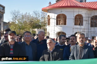 حضور دانشگاهیان دانشگاه ملی مهارت استان گیلان در گرامیداشت روز بصیرت و میثاق امت با ولایت مردم رشت 9