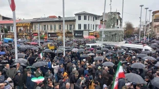 حضور دانشگاهیان دانشگاه ملی مهارت استان گیلان در راهپیمایی یوم الله ۲۲ بهمن 8