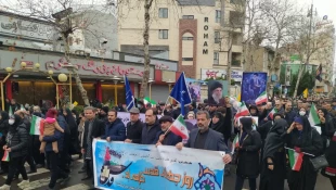 حماسه حضور دانشگاهیان دانشگاه ملی مهارت استان گیلان در راهپیمایی یوم الله روز قدس 2