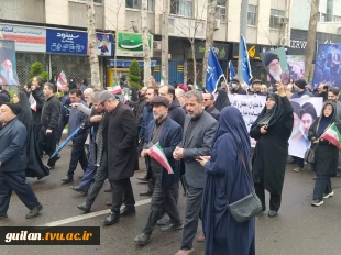 حماسه حضور دانشگاهیان دانشگاه ملی مهارت استان گیلان در راهپیمایی یوم الله روز قدس 3