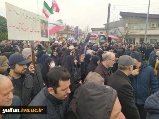 حماسه حضور دانشگاهیان دانشگاه ملی مهارت استان گیلان در راهپیمایی یوم الله روز قدس 8