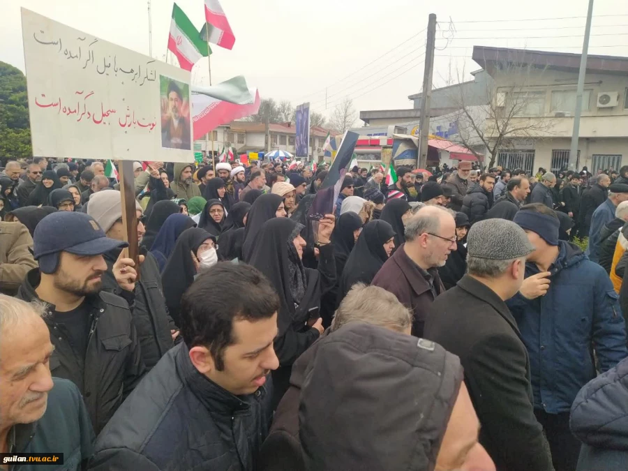 حماسه حضور دانشگاهیان دانشگاه ملی مهارت استان گیلان در راهپیمایی یوم الله روز قدس 8