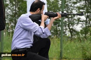 مسابقه تیراندازی با تفنگ بادی پرسنل دانشکده شهید چمران رشت به مناسبت دهه کرامت و هفته آموزش 16