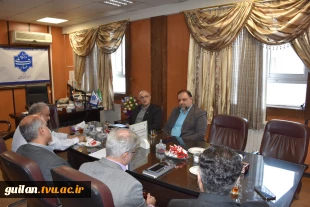 دیدار نشست هم اندیشی رئیس پارک علم و فناوری گیلان با رئیس دانشگاه ملی مهارت استان گیلان 4