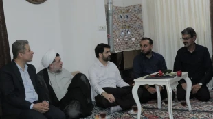دیدار سرپرست و مسئولین دانشگاه ملی مهارت لاهیجان با خانواده شهید «عابدینی» و جانباز «حسن مهدی پور» 4