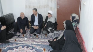 دیدار سرپرست و مسئولین دانشگاه ملی مهارت لاهیجان با خانواده شهید «عابدینی» و جانباز «حسن مهدی پور» 8