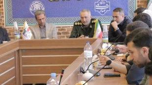 برگزاری آیین تودیع و معارفه مسئول بسیج دانشجویی شرق گیلان و تجلیل از جهادگران قرارگاه جهادی شهید حسن عشوری در آموزشکده ملی مهارت شهید رجایی لاهیجان 5