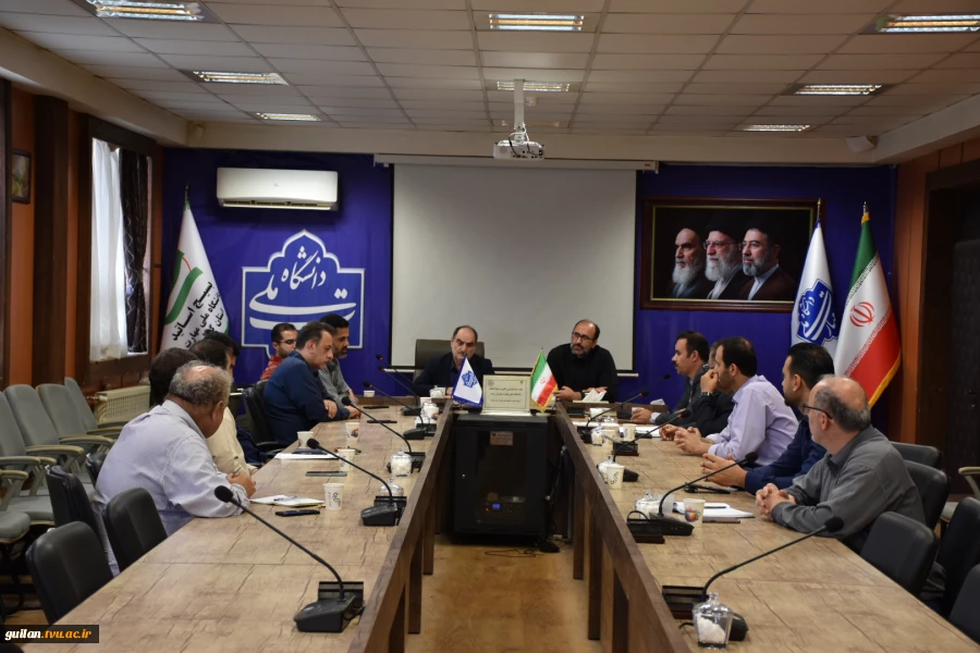 دیدار و نشست هم اندیشی رئیس بسیج اساتید مراکز آموزش عالی استان گیلان با رئیس دانشگاه ملی مهارت واحد استانی گیلان
 4