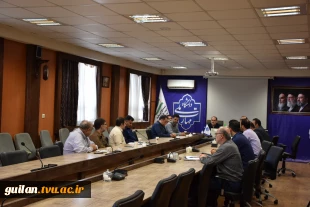 دیدار و نشست هم اندیشی رئیس بسیج اساتید مراکز آموزش عالی استان گیلان با رئیس دانشگاه ملی مهارت واحد استانی گیلان
 5