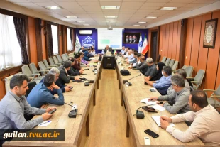 نشست هیات رئیسه دانشگاه ملی مهارت استانی گیلان با معاونین و اعضای شورای آموزشی واحدهای تابعه استان برگزارشد 6