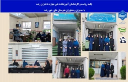 در راستای جذب حداکثری دانش آموزان  بومی ،جلسه  رئیس آموزشکده ملی مهارت دختران رشت با مدیران و مشاورران  هنرستان های شهر رشت